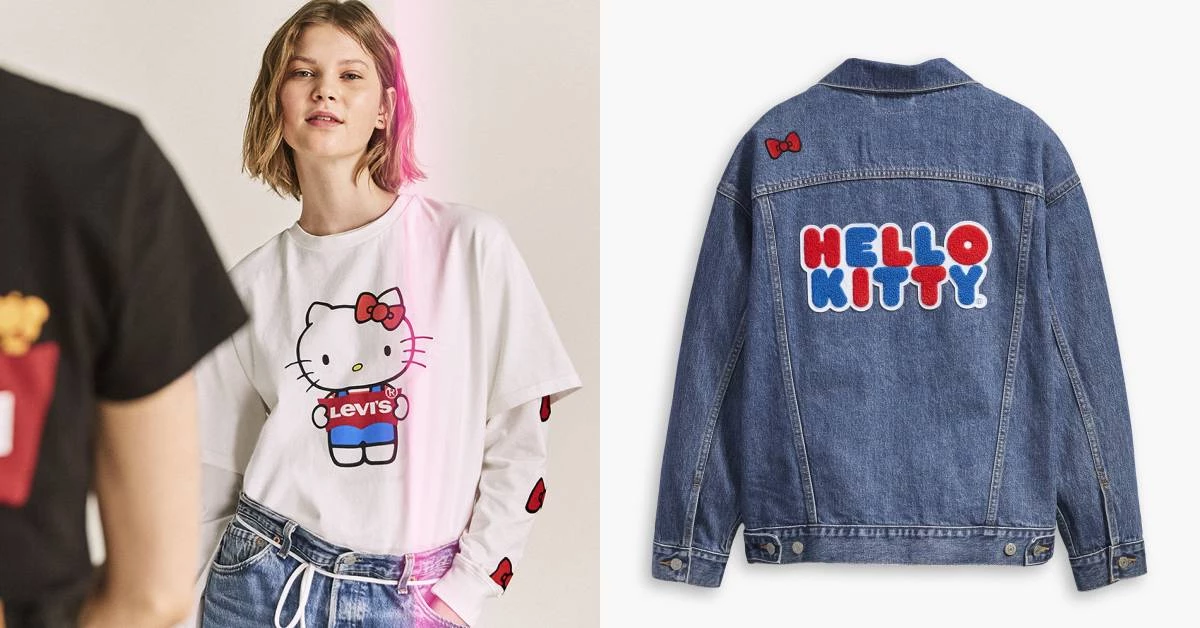 Hello Kitty也能這麼帥？與Levi’s聯名系列即將發售，牛仔外套必搶