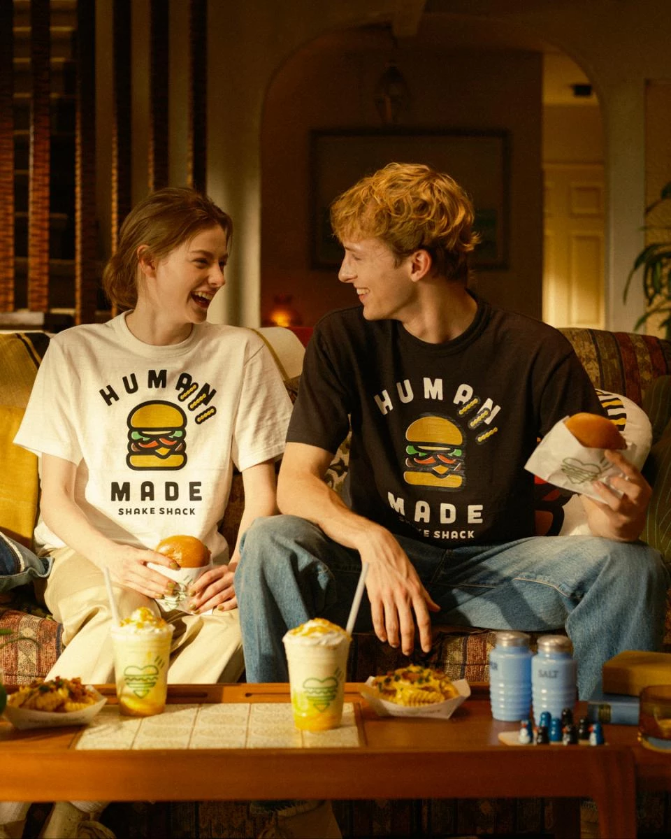 Human Made在日本聯名與人氣漢堡Shake Shack。