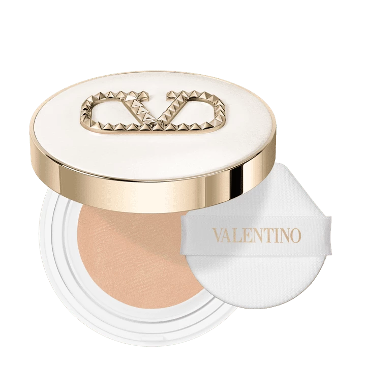 Valentino 高訂光感氣墊粉餅/共4色,NTD2,900(蕊+盒)