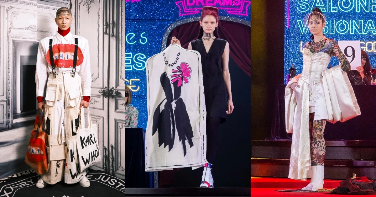 Just in XX 周裕穎秋冬大秀4點顛覆傳統!向浪凡已故設計師致敬,Nike、YSL 、Dior古董衣全部拆解重來!