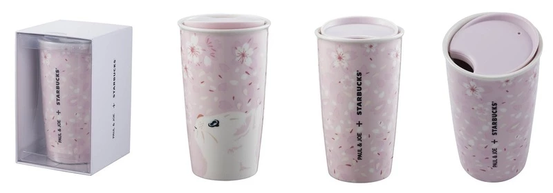 Paul & Joe櫻花貓咪雙層馬克杯,12oz,$950