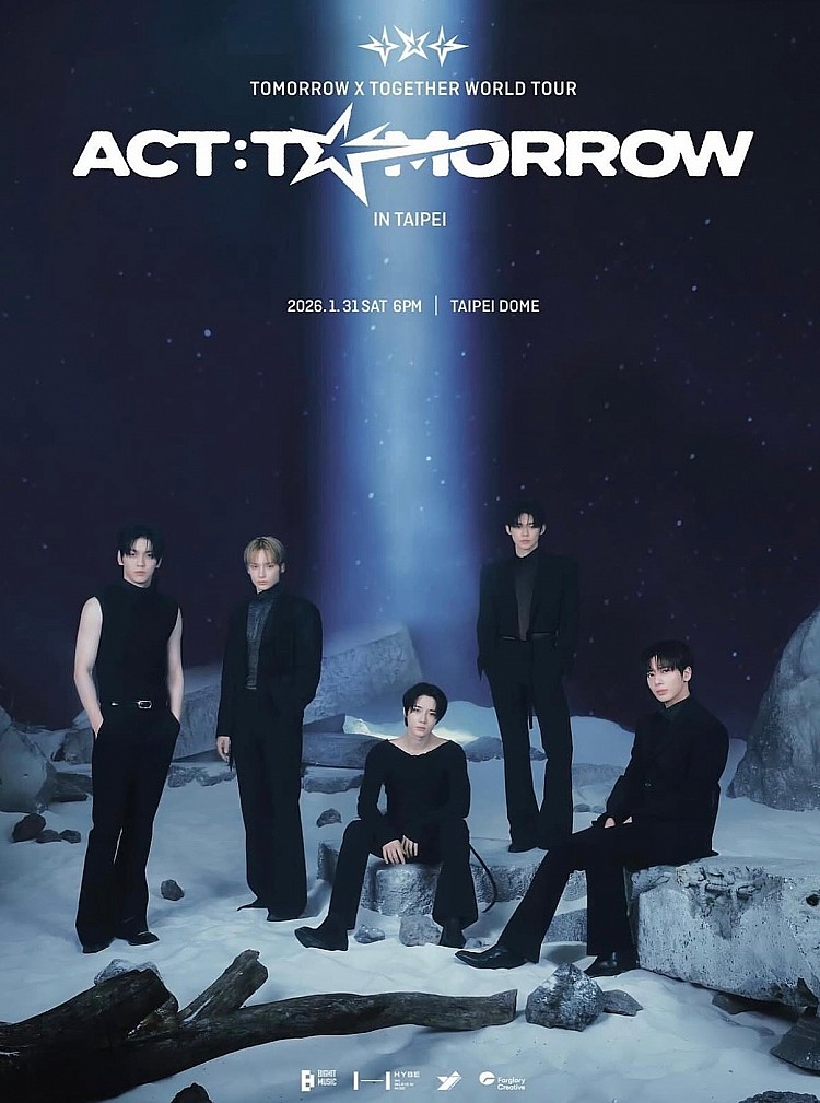 繼 2024 年登上林口體育館開唱後，TXT 又在上個月驚喜宣布明年將直攻台北大巨蛋，成為 HYBE 旗下第一組登上這座殿堂級場地開唱的歌手！