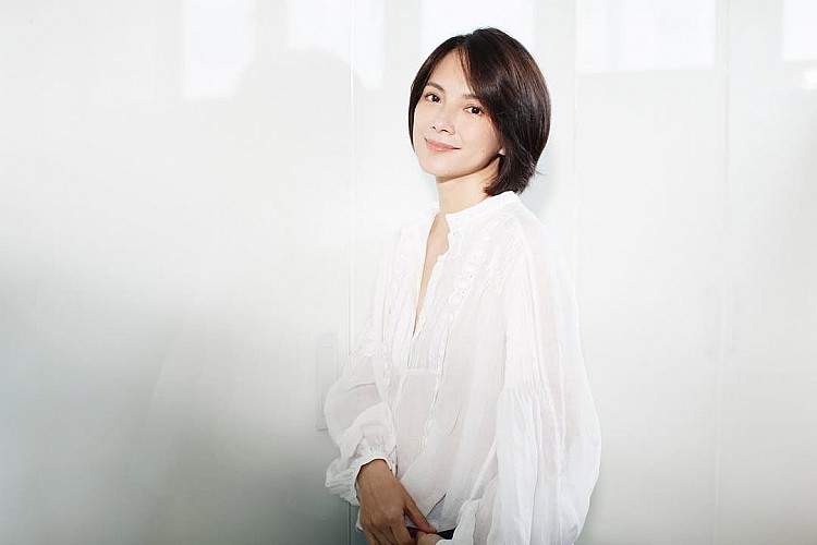 李心潔短髮造型靈感5:大旁分鮑伯