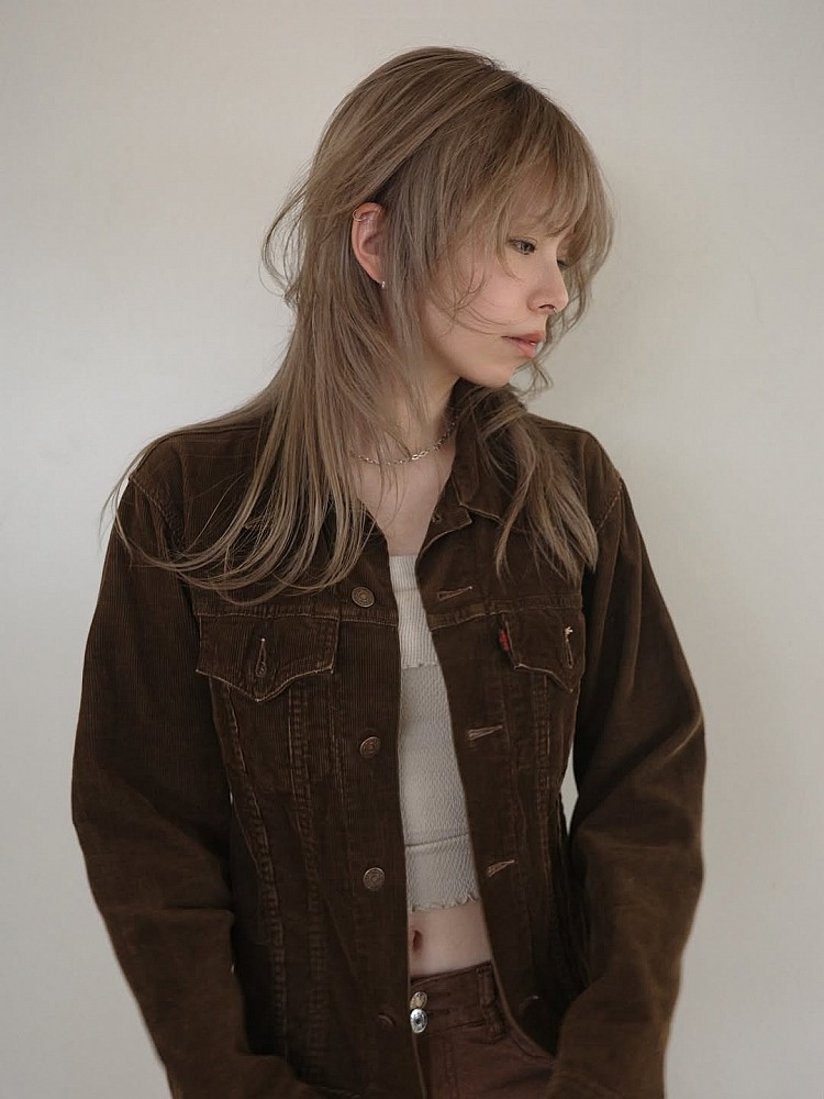 韓系中長髮推薦18：魚尾剪