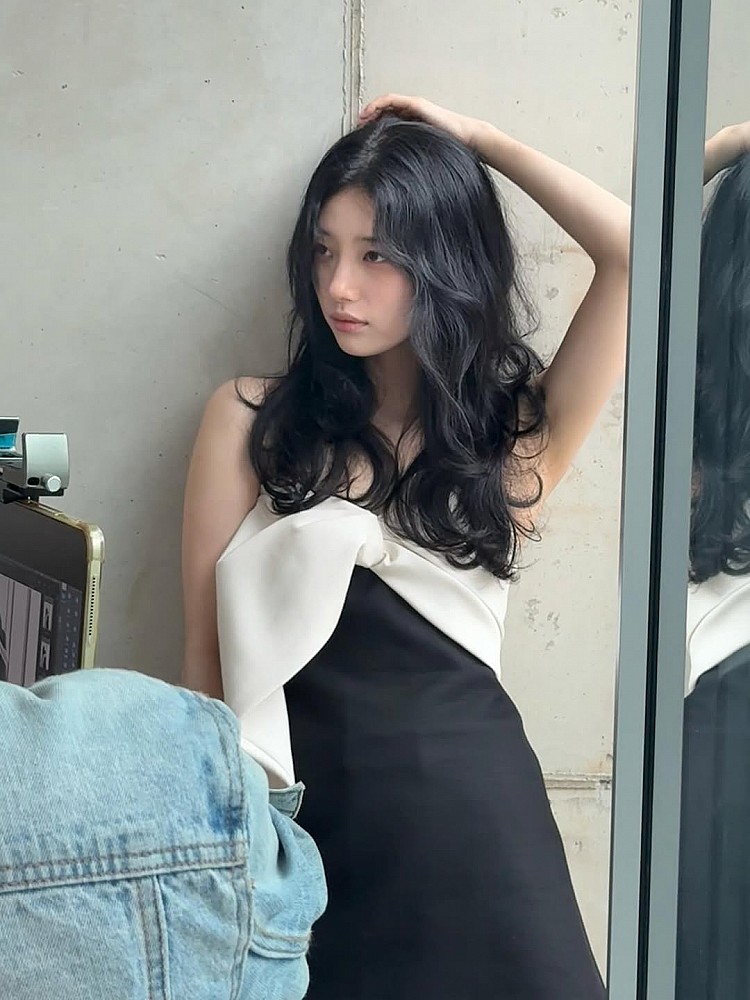 秀智長捲髮造型靈感4:層次燙