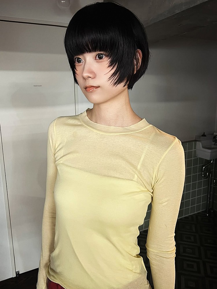 不用燙短髮造型推薦13：小顏剪