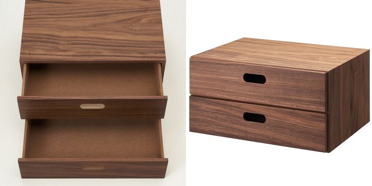 這款小物收納櫃專為自由組合層架設計，尺寸正好是層架單格的一半，能把容易被忽略的剩餘空間好好利用。