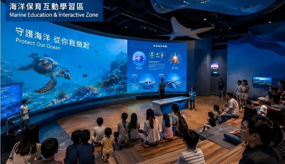安平海洋文化園區預計明年 6 月試營運。未來,安平的觀光資源有望更加多元,從安平老街、安平樹屋、安平古堡,到漁光島、觀夕平台等景點,如今再加入以海洋生態為主題的新園區,可望吸引更多親子客與深度旅遊族群前往。透過「安平海洋文化園區」的規劃與設計,也讓這些原本存在於城市中的自然資源,以更具教育性與互動性的方式呈現在遊客眼前。