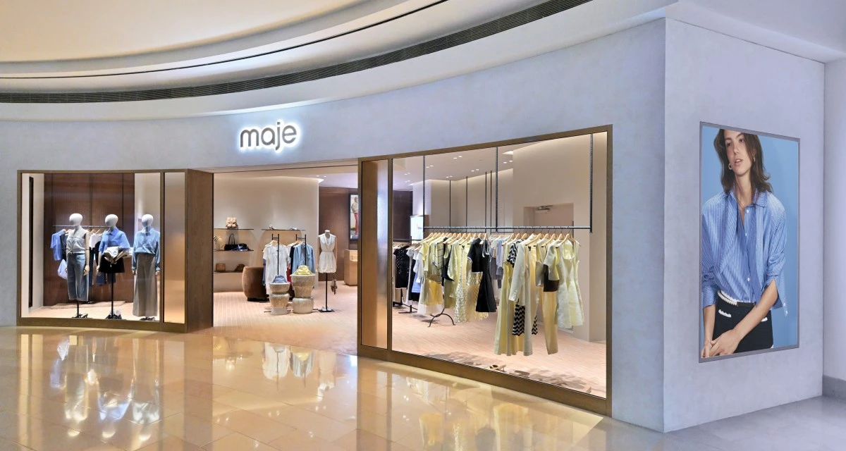法國品牌Maje於台北101開幕全新概念精品店,同步發布以「生活雅筑」為靈感的2026秋冬系列