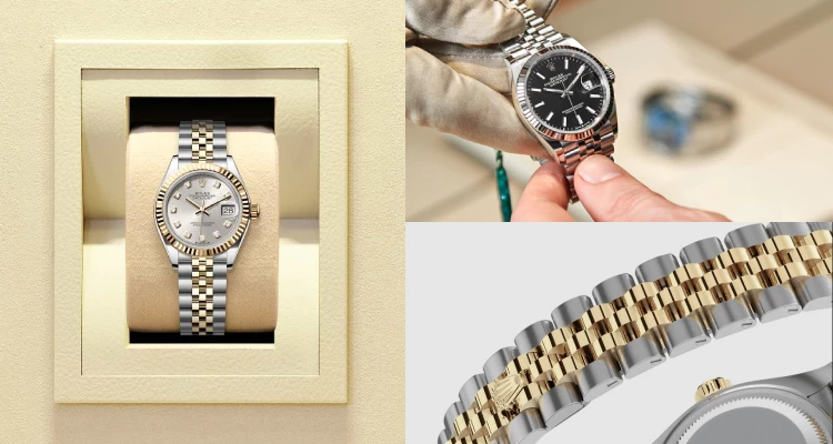 「Lady-Datejust」系列,之所以能成為勞力士最經典的女錶之一,不只是因為品牌光環,而是它真的很耐戴、日常百搭。尤其28mm(毫米)的小尺寸,對亞洲女生手腕相當友善,搭配招牌日期窗、獨家蠔式錶殼,以及五珠鍊帶,正式場合戴有份量,平常配牛仔褲、T恤也完全不違和。像宋慧喬這次佩戴的黃金版本,更加入珍珠母貝面盤與鑽石時標,整體看起來華麗卻不浮誇,是一種愈看愈有Fu的高級感。