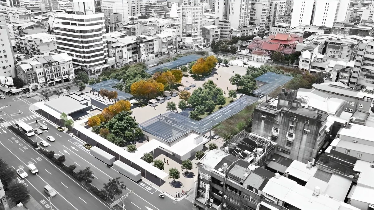此外,全新的艋舺公園將填平下凹式「美人照鏡池」,營造親水廣場,並設置地景式噴水設施,吸引親子使用。未來可視活動需求將水排乾,作為活動廣場使用。公園南側則將設置候車長廊,整合並串聯龍山寺站捷運站出入口、公車候車亭及 YouBike 等民眾使用動線,引導民眾進入公園及地下商場,為地方注入新的活力。整體規劃兼具歷史、人文、景觀與生態特色,打造更具多功能性的公共空間。