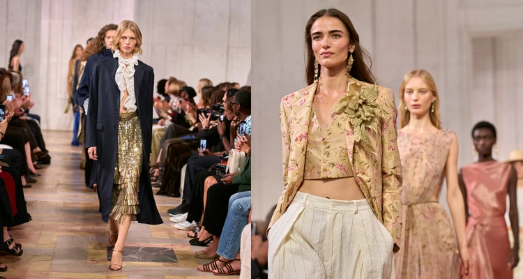 當我看到Ralph Lauren 2027年春夏女裝系列時,第一個感受其實不是「復古」,而是它對經典的重新整理。這一季,依然有非常鮮明的Ralph Lauren式的DNA,但設計師沒有單純複製過去,而是透過比例、材質與剪裁,把那些熟悉的符號重新轉譯。看完整場走秀影片,有一種我很喜歡的自由感優雅依然存在,少了點傳統美式風格容易給人的拘謹,多了一些現代女性的率性與個性。