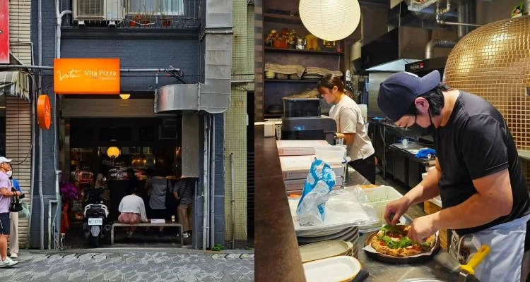 一切落地生根、回到基隆重新創業、開店的故事,就在信四路上的這棟老房子裡展開。其實,「Vita Pizza披薩生活」最初並不是開在基隆。老闆夫妻檔—Eason與Tira(上圖右),原本是在桃園八德經營,後來考量到家中長輩年紀漸長,為了方便照顧,才決定搬回基隆重新開始。這個決定少了些商業利益的計算,卻多了一份陪伴家人的溫度,也讓這間店的故事更加動人。