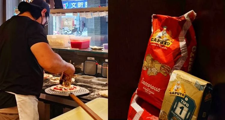 然而,要考驗一家手工義式披薩厲不厲害,很多人都說:「點一份瑪格麗特披薩就知道了。」沒有過多的配料掩飾,最能吃出一間披薩店的真功夫。「Vita Pizza」的餅皮,確實讓我極為驚艷。Tira分享,他們特別選用進口小麥粉,並在製作過程中,陸續添加西西里海鹽、過濾水及少量酵母...等繁複步驟,透過精準的溫度控制與長時間發酵,盡可能降低吃完麵食後,容易產生的脹氣不適。