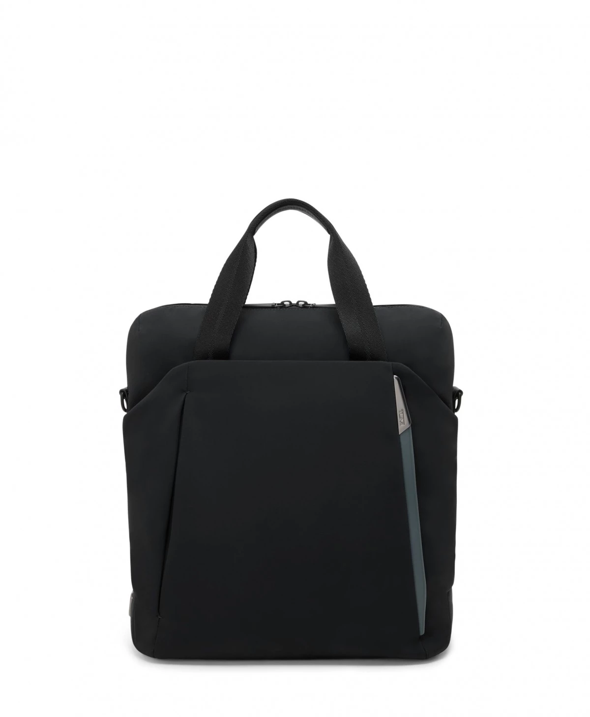 TUMI Axis系列中型托特包,黑色,NTD 15,000,俐落極簡的都會托特,男女都適合的中性設計。