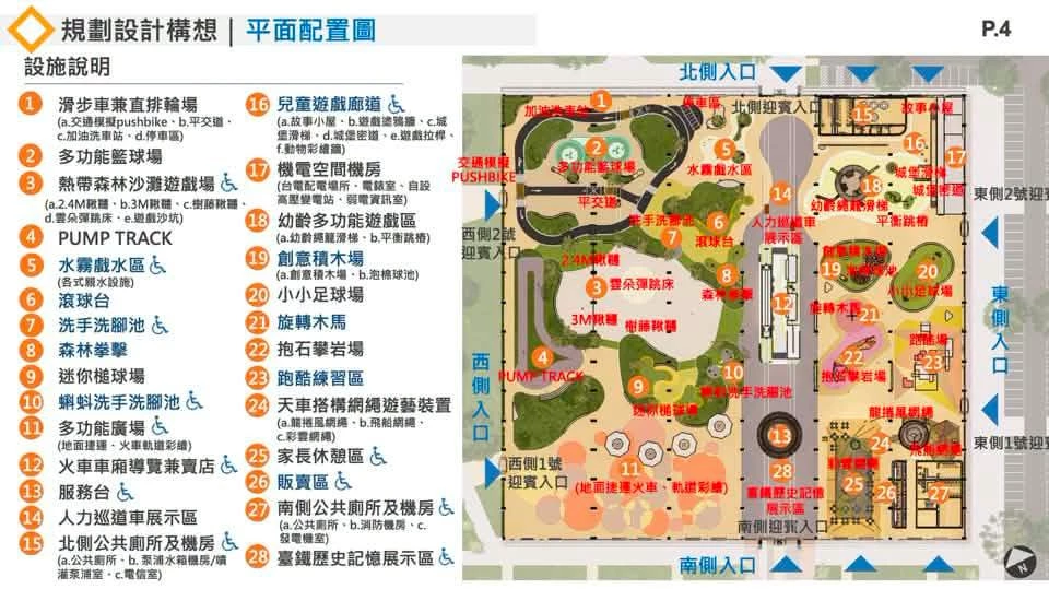 高雄親子遊樂園區以半室內設計打造舒適遊玩環境,號稱全台最大的室內親子遊樂園。即使遇到夏季高溫或下雨天,也能讓親子安心遊玩。園區規劃遮陽設施、喬木植栽與降溫噴霧系統,同時設有充足的休憩空間,並規劃美食區,打造一站式親子休閒空間。目前初步規劃營運時間為每週開放 5 至 6 天,營業時間為上午 9 點至晚間 7 點,實際營運資訊仍以官方公告為準。