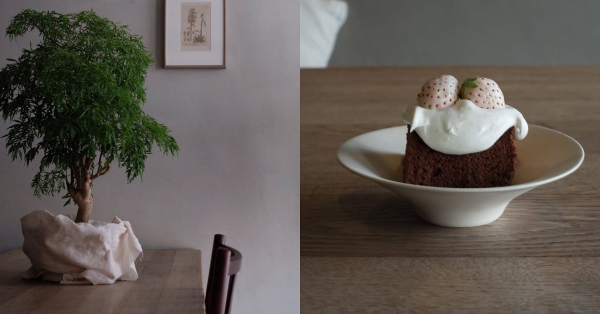 台南咖啡廳「山洞」日式侘寂風，十勝牛乳特製「布丁」值得來兩個