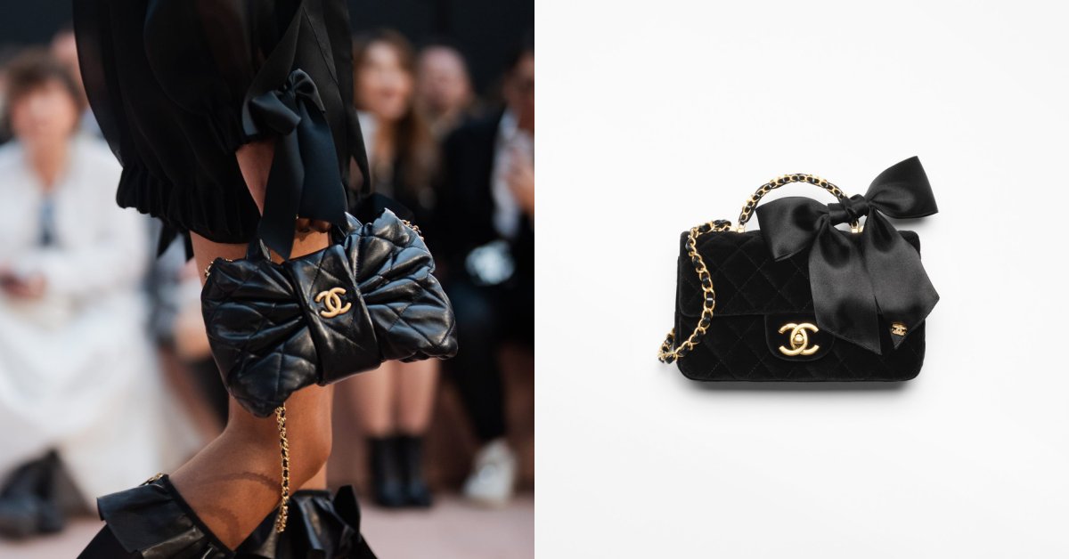 Chanel2025秋冬重點包款Top7：蝴蝶結包是本季焦點，菱格紋手拿包、皮穿鏈腋下包搭配性高