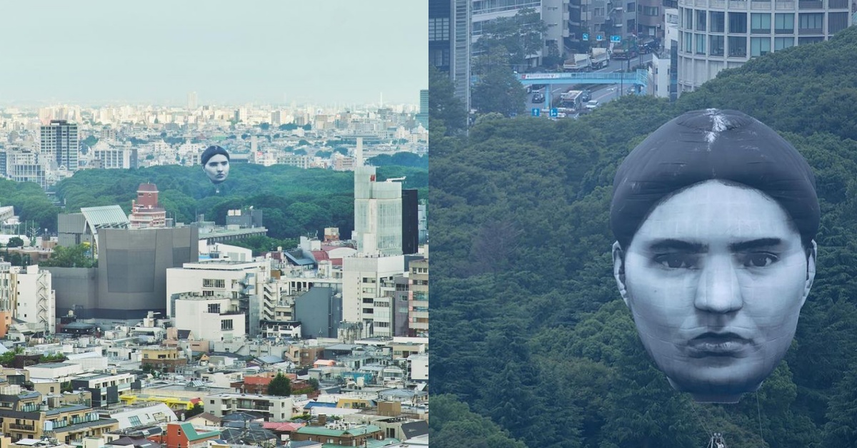 東奧倒數天空出現「巨型人頭」！伊藤潤二恐怖漫畫場景真實上演，人臉原來真有其人？