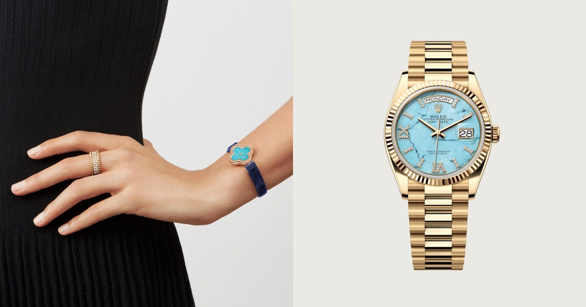 「Tiffany Blue」躍上錶盤！7款「藍綠色腕錶」推薦：Rolex、AP愛彼錶綠松石面盤絕美必收