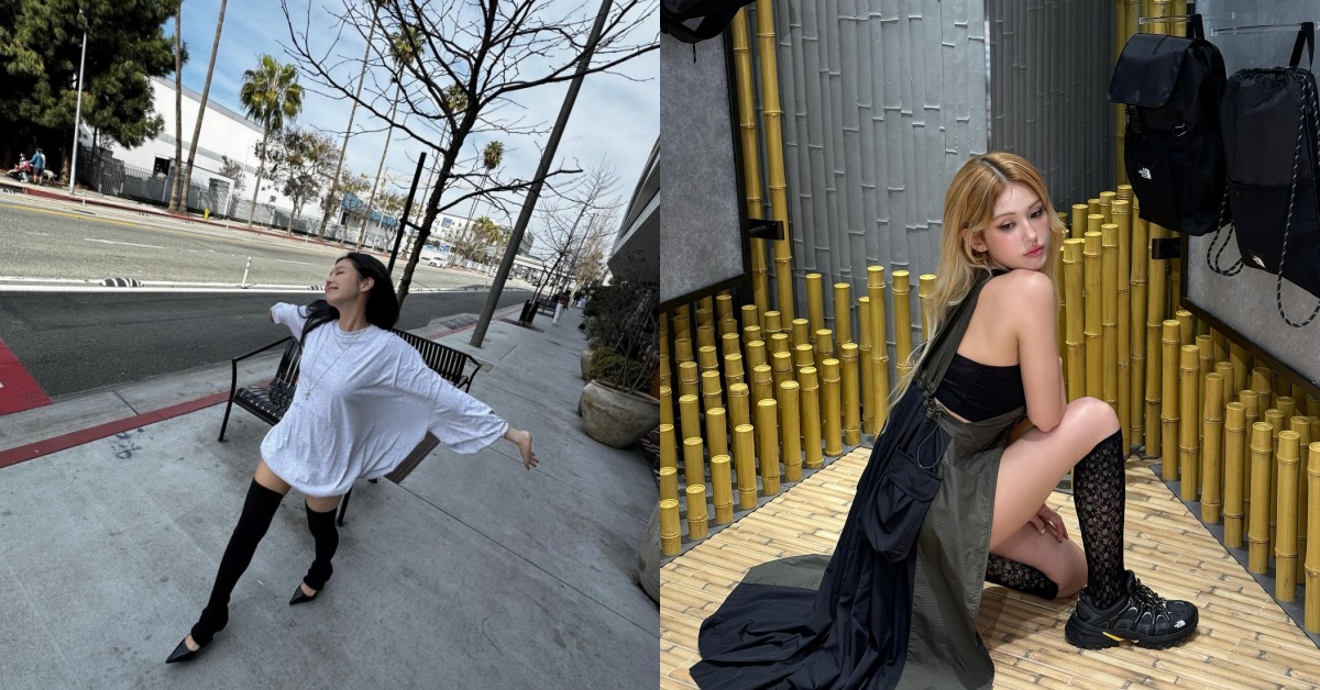 膝上襪穿搭4大公式：Jennie下半身失蹤，Somi來台這樣穿