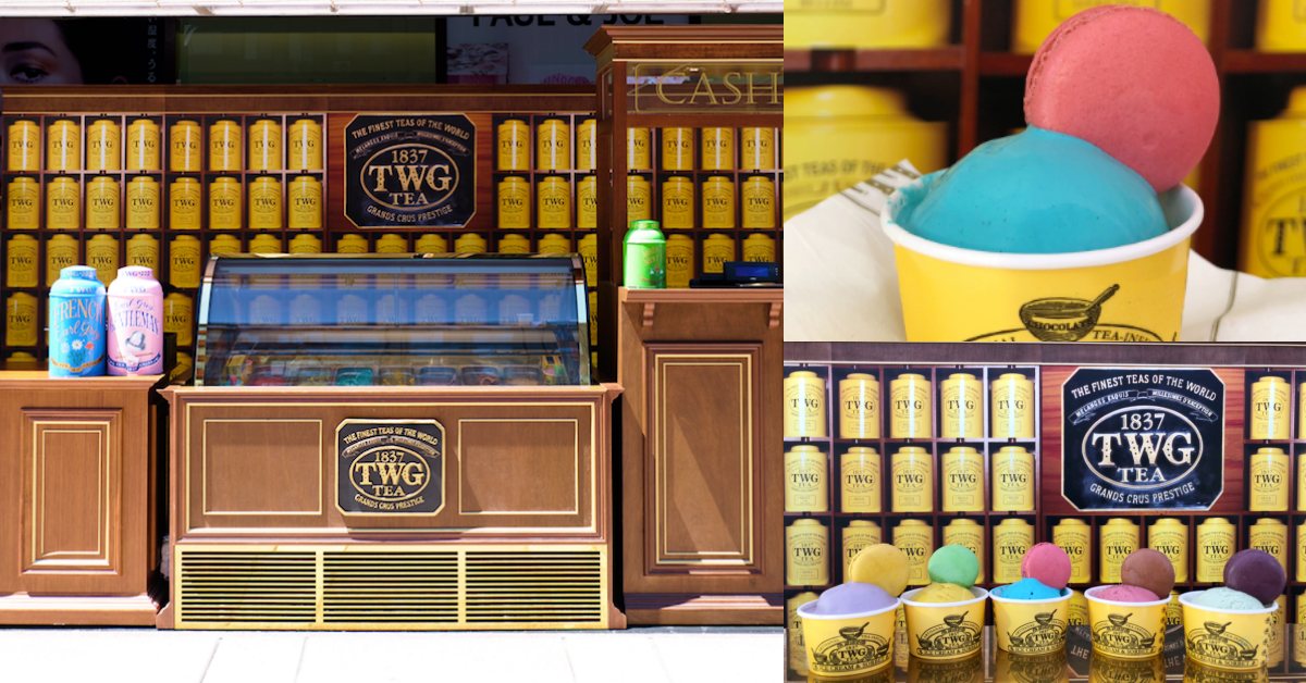 《TWG Tea》全球首家限時體驗店只快閃6天！五款茶香冰淇淋亮點告訴你