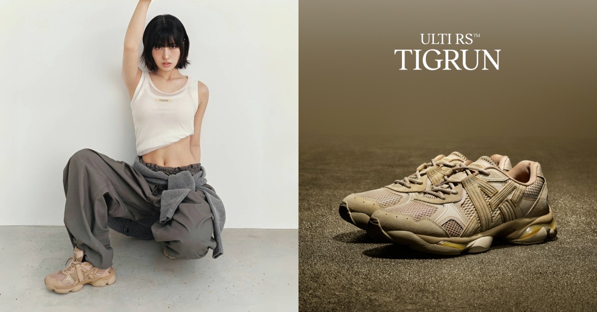 TWICE MOMO帥氣示範Onitsuka Tiger全新慢跑鞋「Tigrun」！炫腹穿搭掀話題