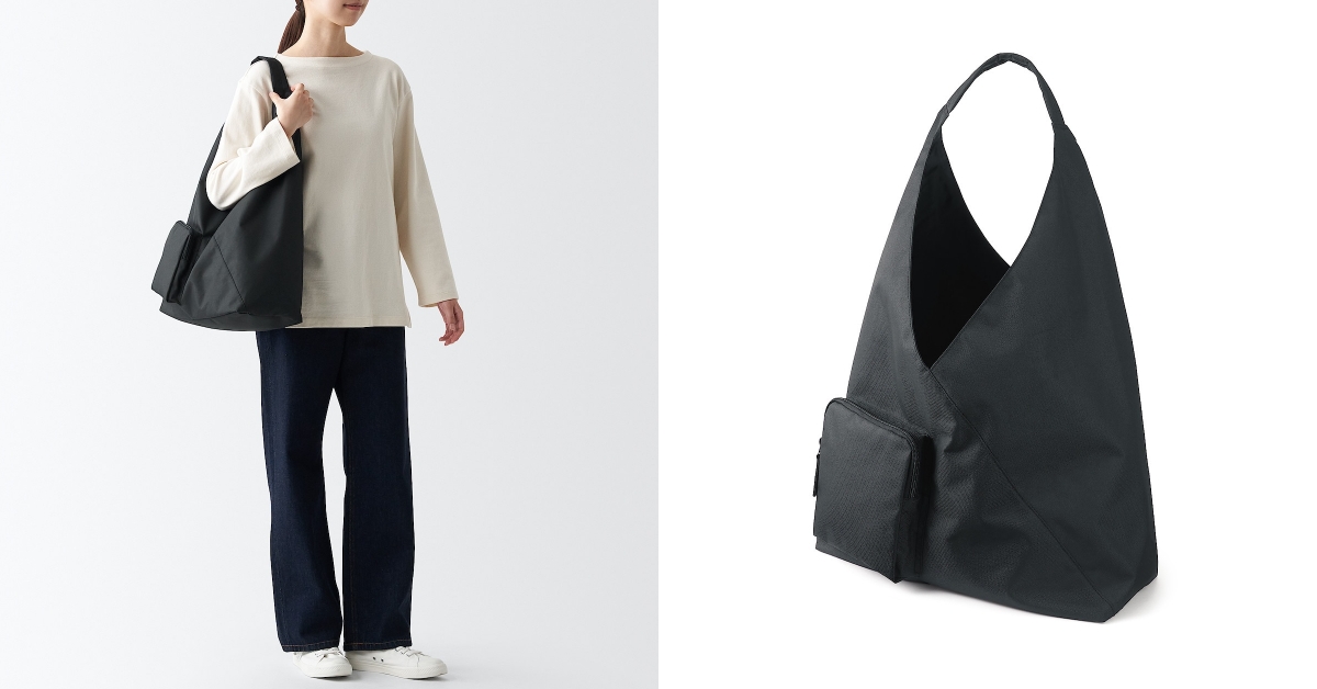 Uniqlo宿敵來啦！無印良品單肩托特包成秒殺包款，三角廓形、超大容量…搶得到要拼手速！