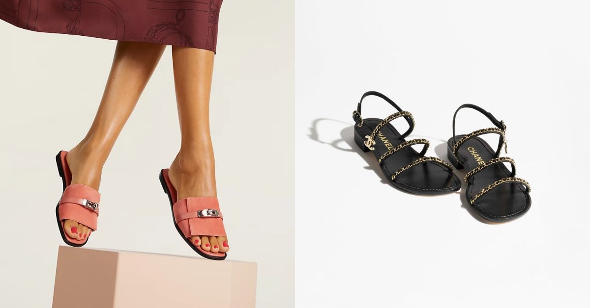 2025春夏精品「涼拖鞋」推薦10雙：Hermès優雅奢華，Chanel皮穿鍊很經典！