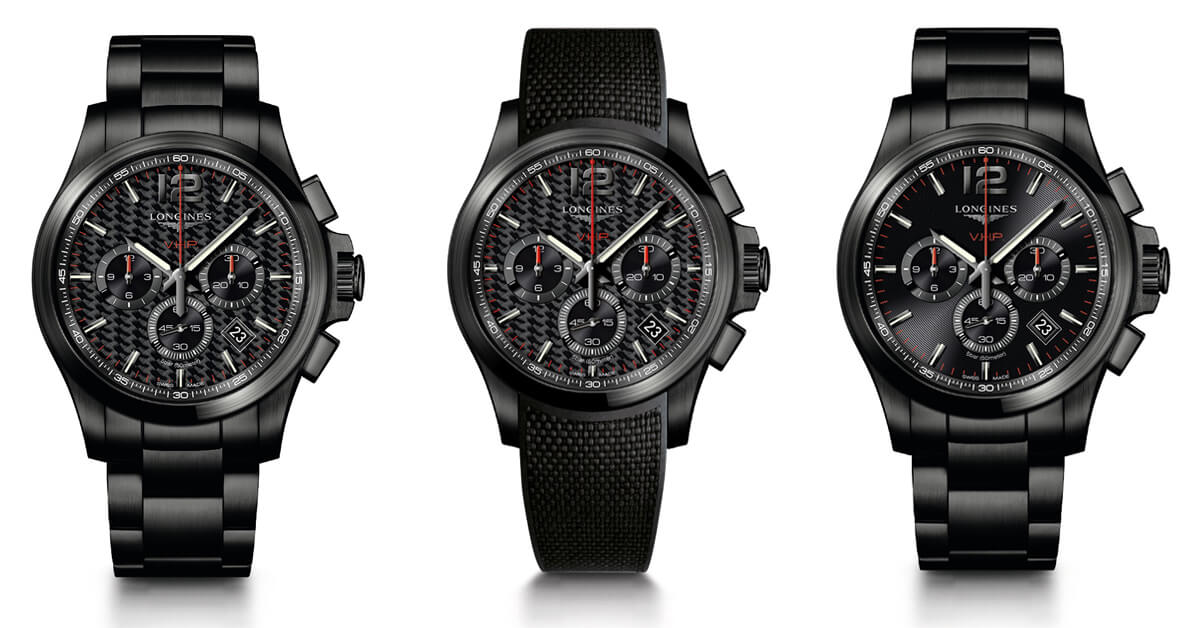 【2018 巴塞爾錶展新訊日報】超高精準度！ 浪琴錶全新征服者系列酷黑上市！ 