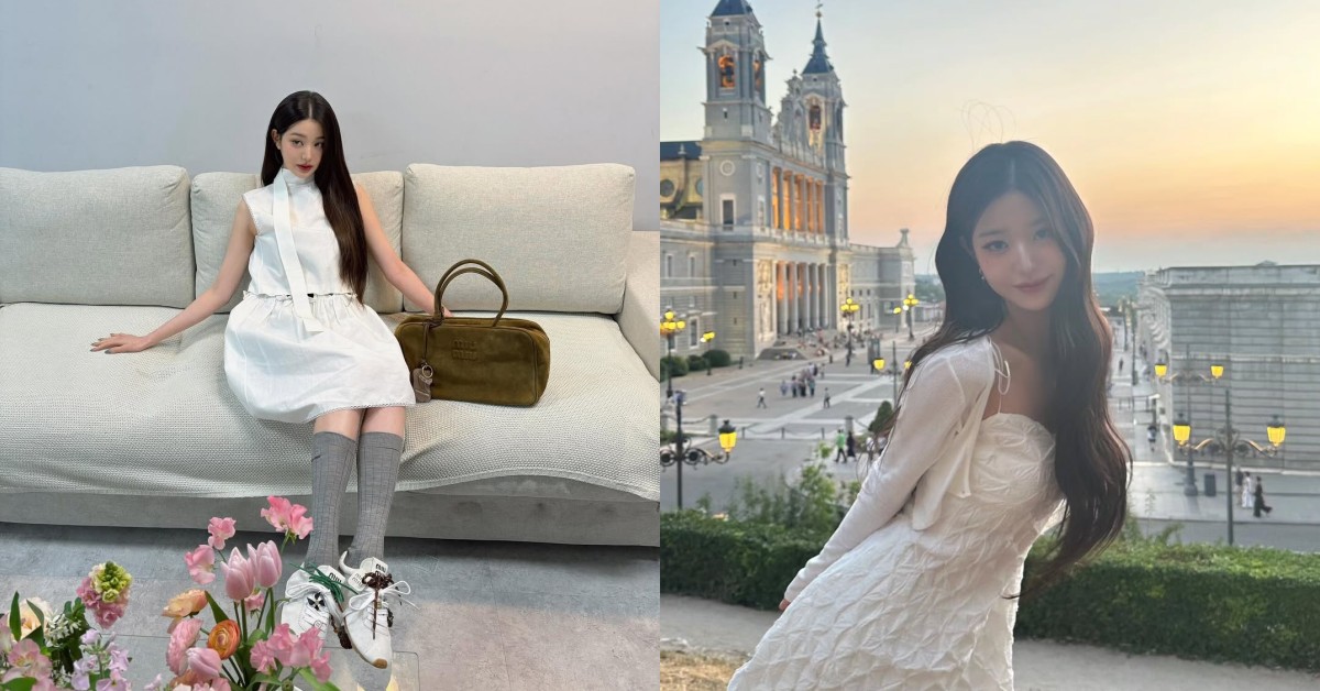 IVE張員瑛4套全白穿搭示範！「這樣穿」皮膚更顯白