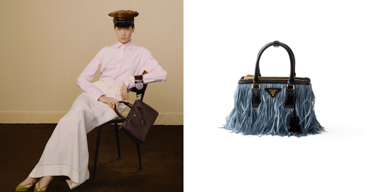 Prada 2024秋冬包款推薦這8款！羽毛款「殺手包」VIP秀後狂下單，「Cleo」腋下包熱銷不斷！