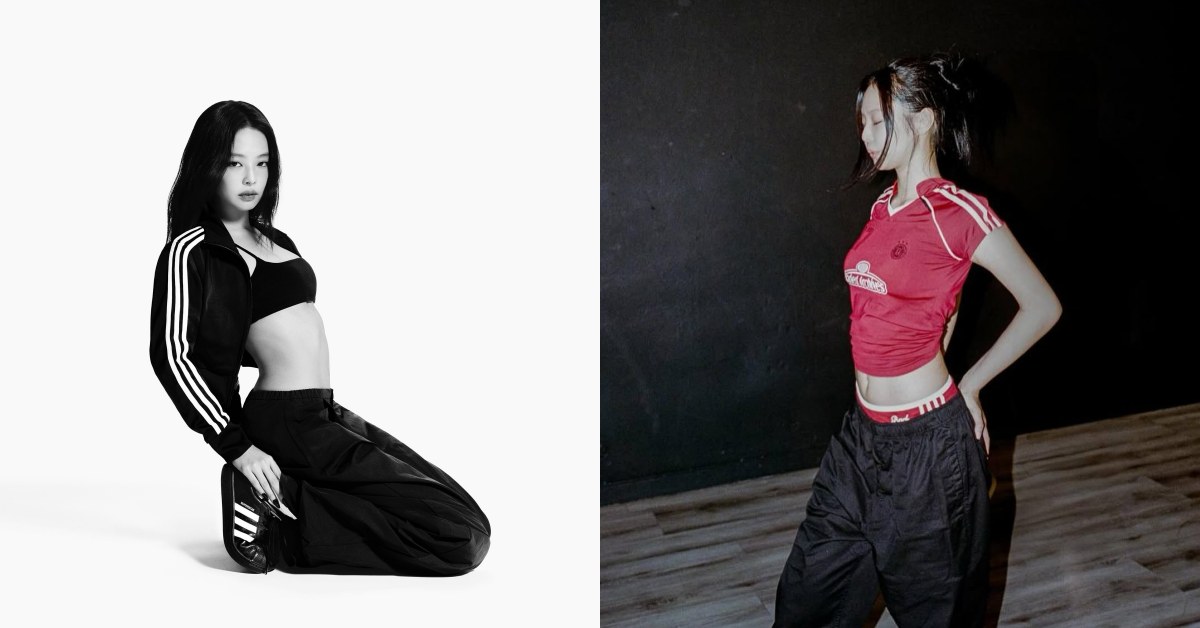 Jennie示範4套運動服穿搭！薄底鞋＋運動寬褲成時髦造型範本