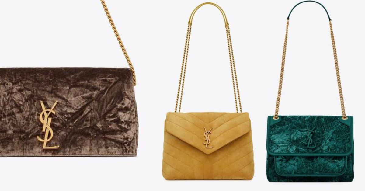 YSL「絨面肩背包」必買這6款！冬季腋下包換上天鵝絨太美、入門款 KATE 99 列進年終必敗清單！