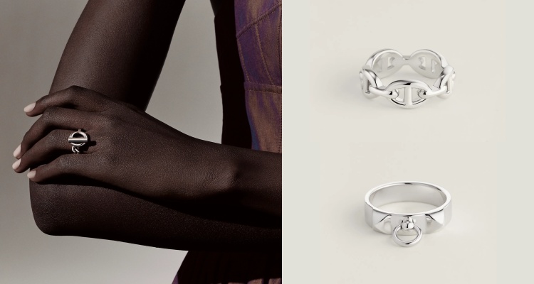 三萬內Hermès愛馬仕戒指推薦8選！中性設計很百搭，「這款」一萬多入手