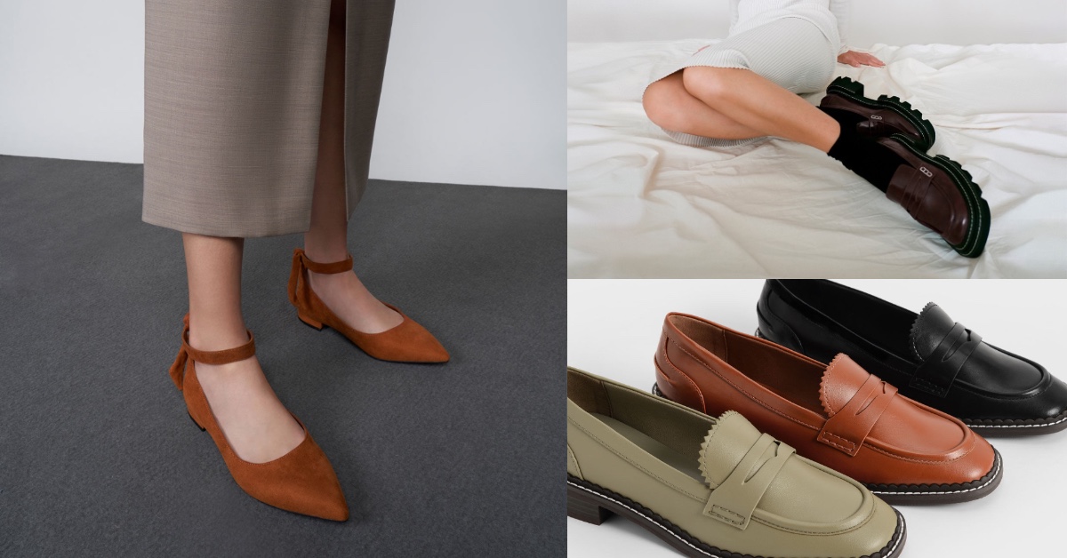 Charles & Keith 2021秋季新品鞋款推薦Top10！厚底樂福、麂皮平底鞋、襪套靴...全都3000元有找！