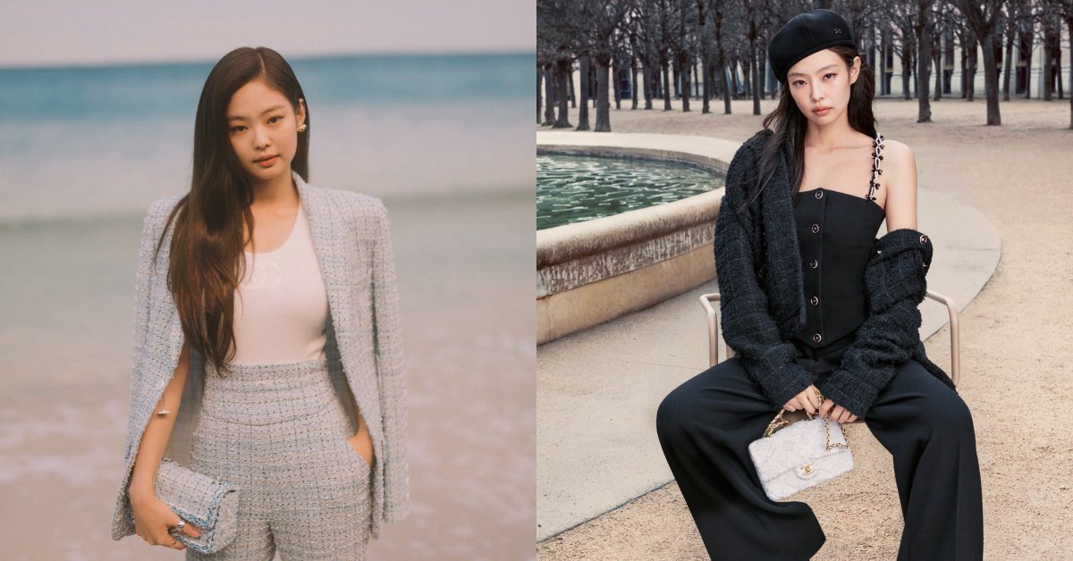 Jennie小香外套穿搭示範！經典版型收藏價值高，短版、撞色設計減齡又顯高！