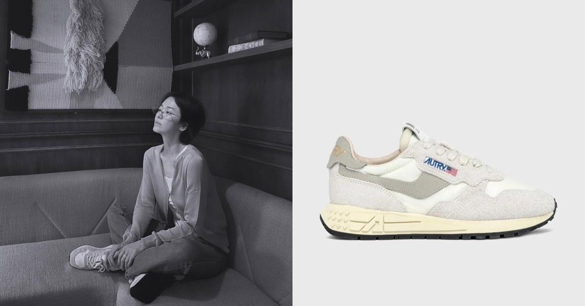 宋慧喬「減齡穿搭」太吸睛！眼鏡、白背心來自話題韓牌，同款小白鞋台灣也買得到！