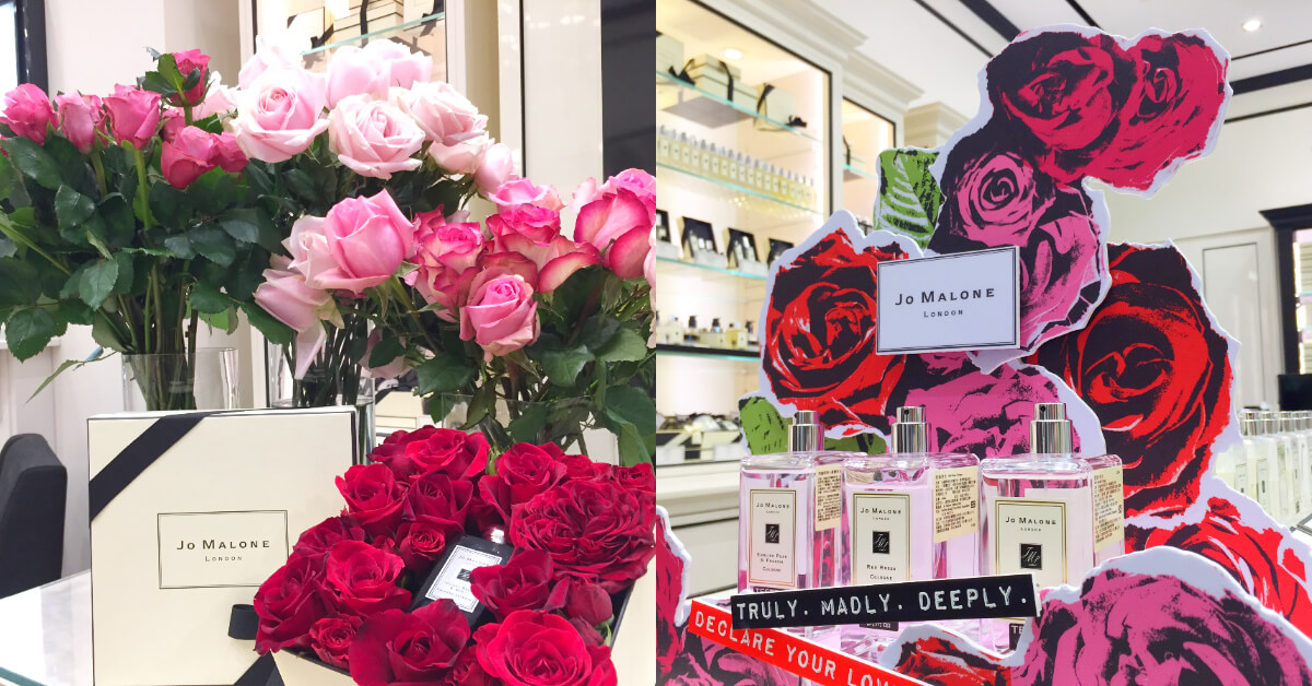 情人節最愛Jo Malone London，2/10打造ㄧ日花店。免費鮮花禮盒包裝，送出滿滿的愛
