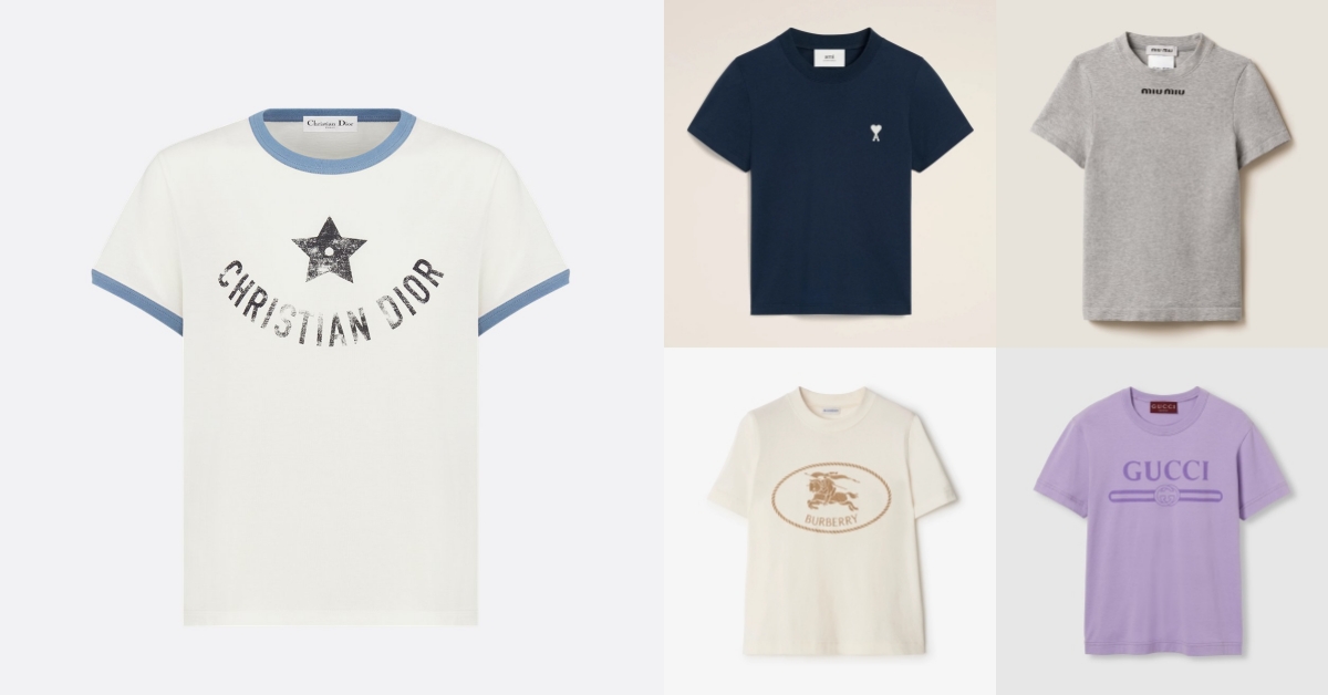 2025精品「Logo T恤」推薦15款！Loewe立體刺繡，AMI Paris「愛心A字」萬元內入手