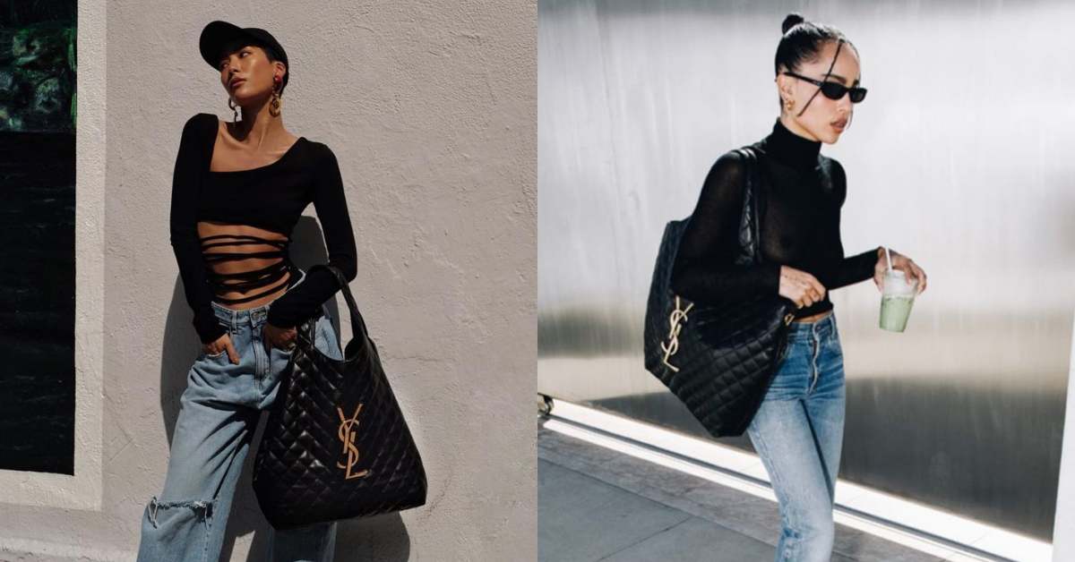 YSL「Icare」托特大包未上架先轟動！BLACKPINK Rosè 、新一代貓女到時尚部落客莫莉全都搶上身！
