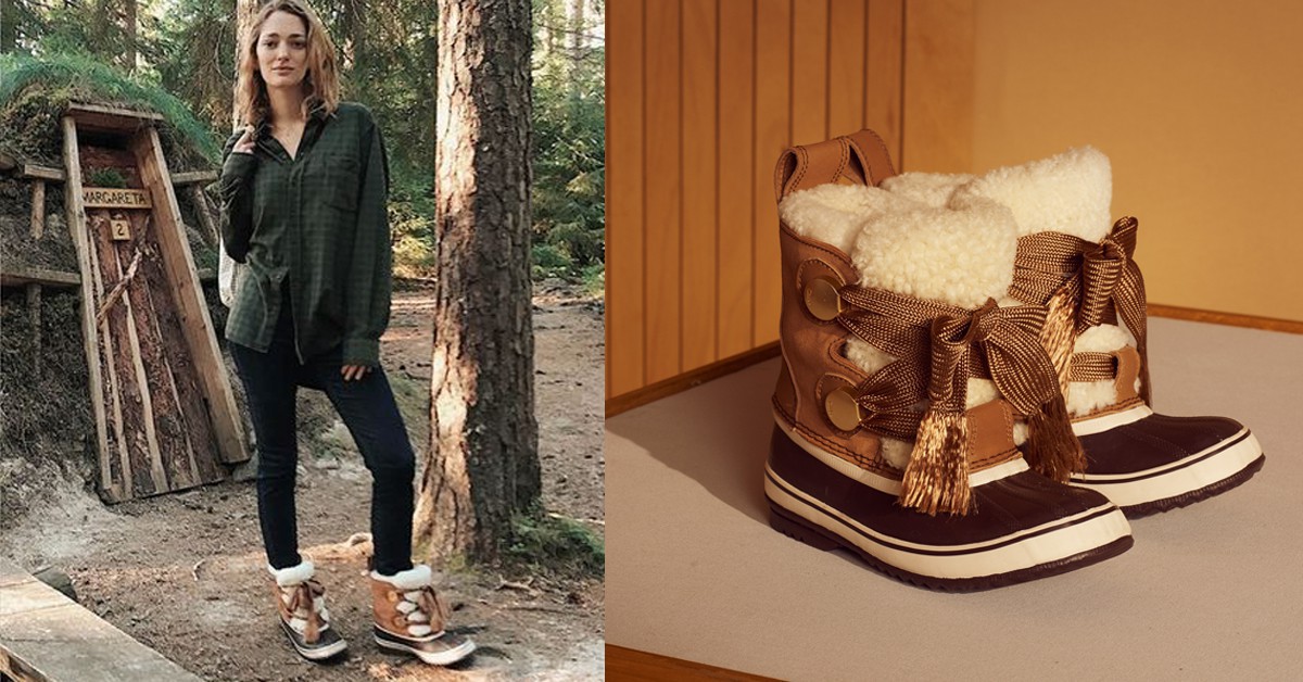 渡假不忘兼顧旅人型格！巴黎CHLOÉ × 加拿大SOREL聯名渡假靴限量發售！