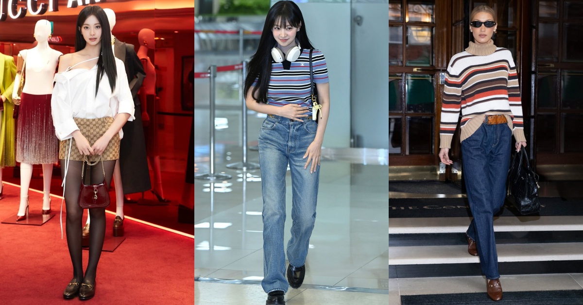 2025樂福鞋穿搭23單品+公式，周子瑜愛Gucci、金智媛機場秀它