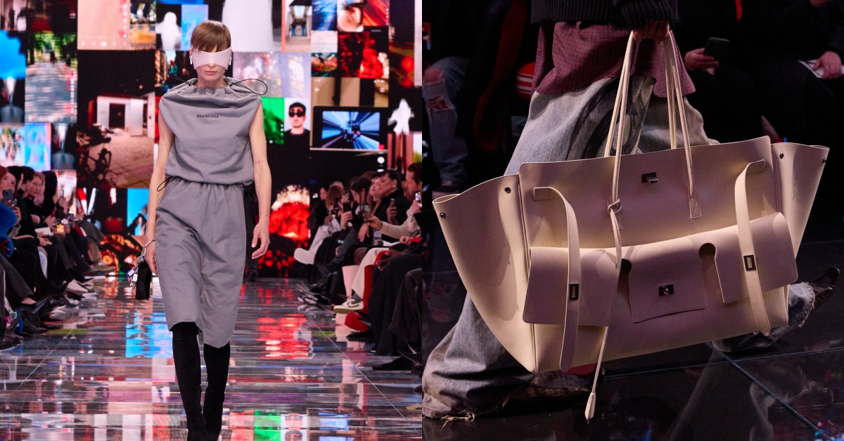 【2024秋冬時裝週】Balenciaga LED秀場驚艷全場！8大設計重點：防塵套變裙子、eBay聯名登熱搜