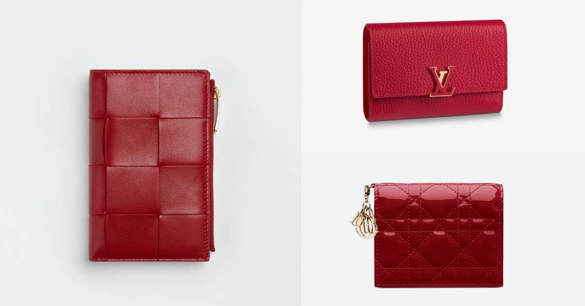 2022年紅色錢包推薦10+！LV、Gucci、Prada、BV...Dior這款漆皮配吸睛又招財！