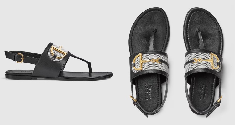 Gucci 2025百搭「涼鞋」推薦Top 7！雙G帆布經典百搭，竹節元素就像穿上藝術品