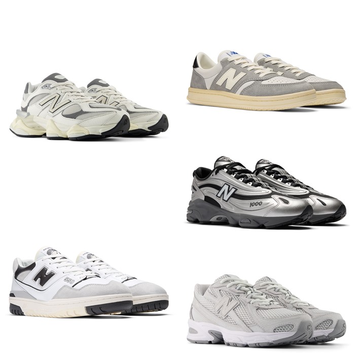 跟上時髦風向球趙岱新的「灰系穿搭」！NB Grey Days 限定款550＆740 一看就心動，誰穿誰好看的街拍神鞋封號確定拿下 