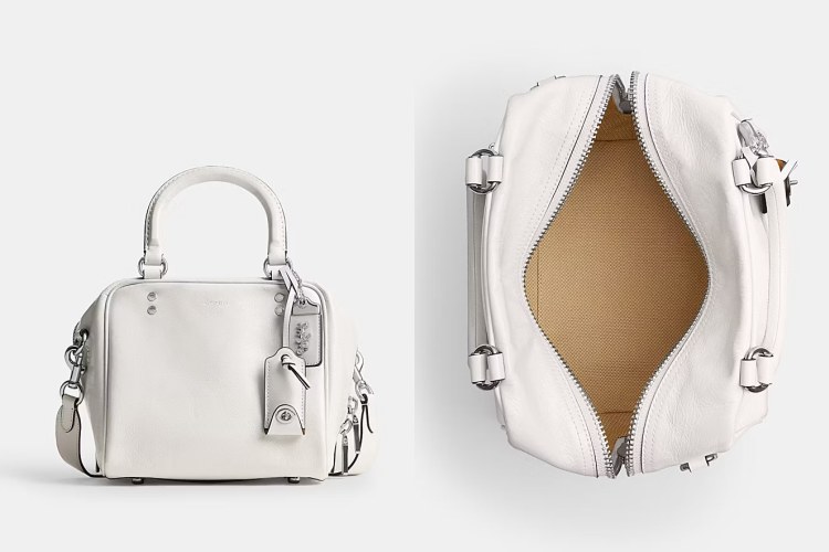 Coach白色Cube Rogue 20 手提包，商品價格 NTD 20,800。