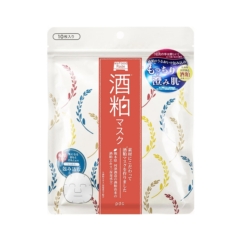 Wafood Made 酒粕透潤面膜 10枚入