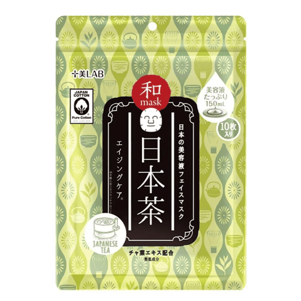 十美LAB 和面膜(日本茶) 10枚